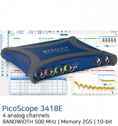 500Mhz 4채널 PC USB 오실로스코프 피코스코프